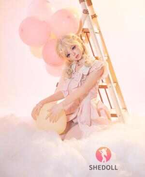 SHEDOLL TONSEN 152cm｜Aカップ純欲天使 · 淡粉蝴蝶結裙｜棉花糖肌+減重體｜雲端幻想陪伴型